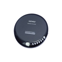 DENVER DM-24 CD Player Black - Compact, Stylish, and High-Quality Sound Experience!